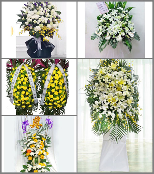 福建泉州德化县雷峰镇雷峰村白事花篮预定